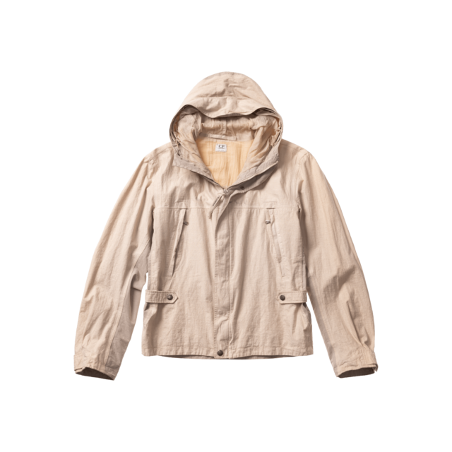 Garment Dyed Linen GORE-TEX mixed Jacket