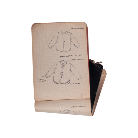 Massimo Osti’s sketches